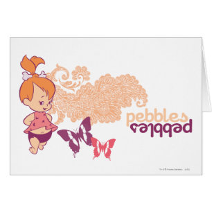 Cartão PEBBLES™ e borboletas