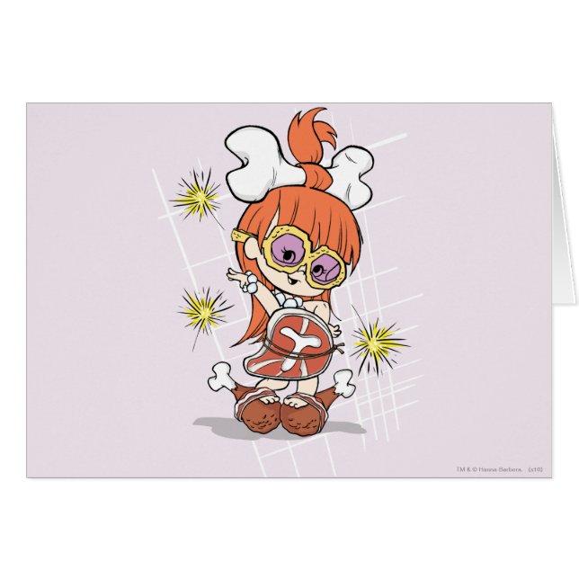 Cartão PEBBLES™ Gaga (Frente Horizontal)