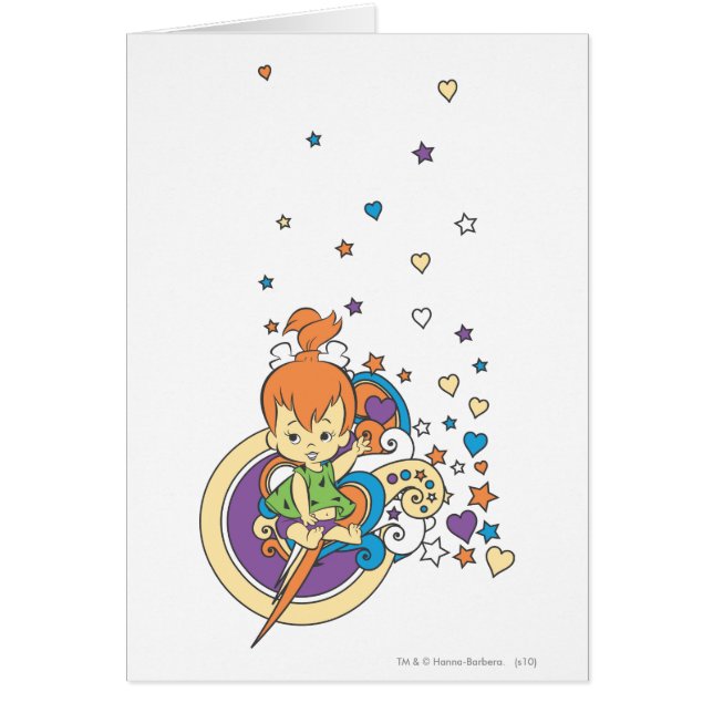 Cartão PEBBLES™ Nas Estrelas � (Frente)