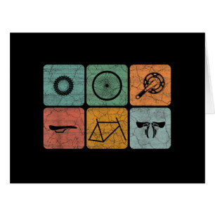 Cartão Peças De Bicicleta De Bicicleta De Bicicleta De Bi