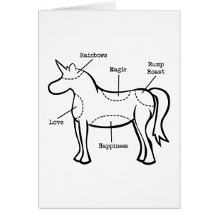 Cartão Peças Unicorn