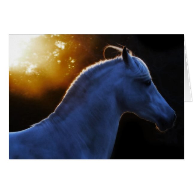 Cartão Pecos Na Luz Da Noite (Frente Horizontal)