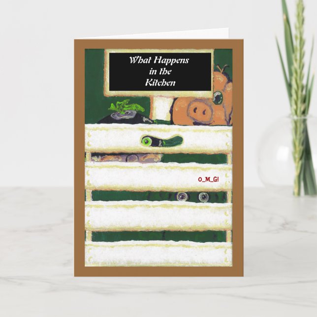 Cartão PedagogyGreetings: Blushing Turnip ( Customizable) (Frente)