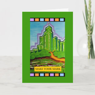 Cartão PedagogyGreetings Card: Through the Poppies