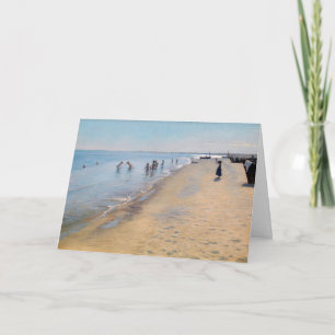 Cartão Peder Severin Kroyer - Dia de Verão em Skagen Beac