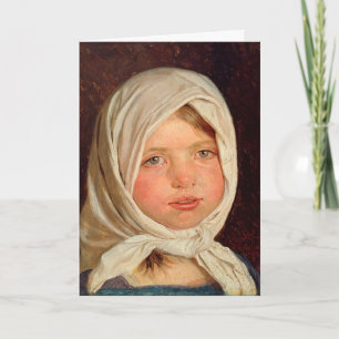 Cartão Peder Severin Kroyer - Menina de Hornbaek