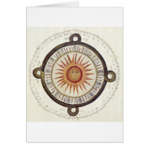 Cartão Pedra asteca de Sun