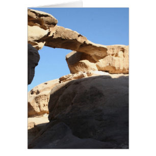 Cartão pedra de arum de wadi