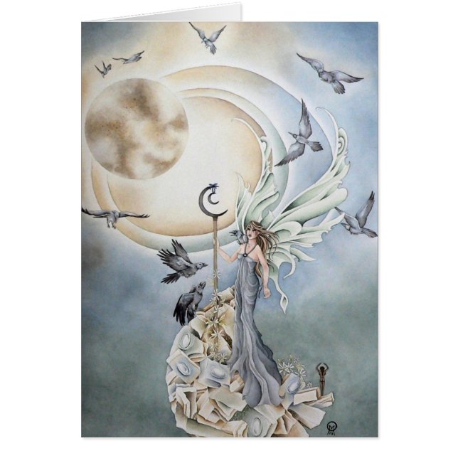 Cartão Pedra lunar (Frente)