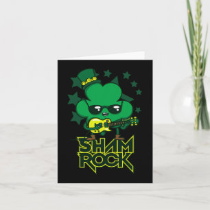 Cartão Pedra Preciosa Trevo E Diversão Rock St Patrick Di