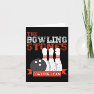 Cartão Pedras Boliches Engraçadas - Equipe Esportiva Bowl