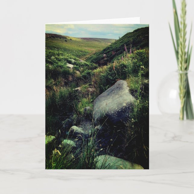 Cartão Pedras , na colina (Frente)