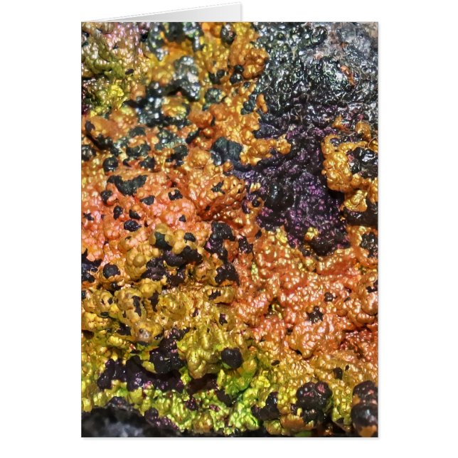 Cartão Pedras Sunset Enrujadas Queda (Frente)