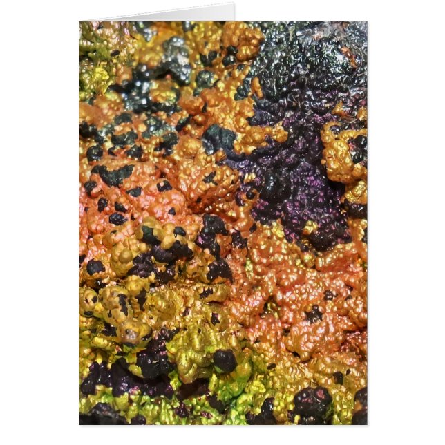 Cartão Pedras Sunset Enrujadas Queda (Frente)