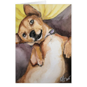 Cartão Pedro o Chiweenie