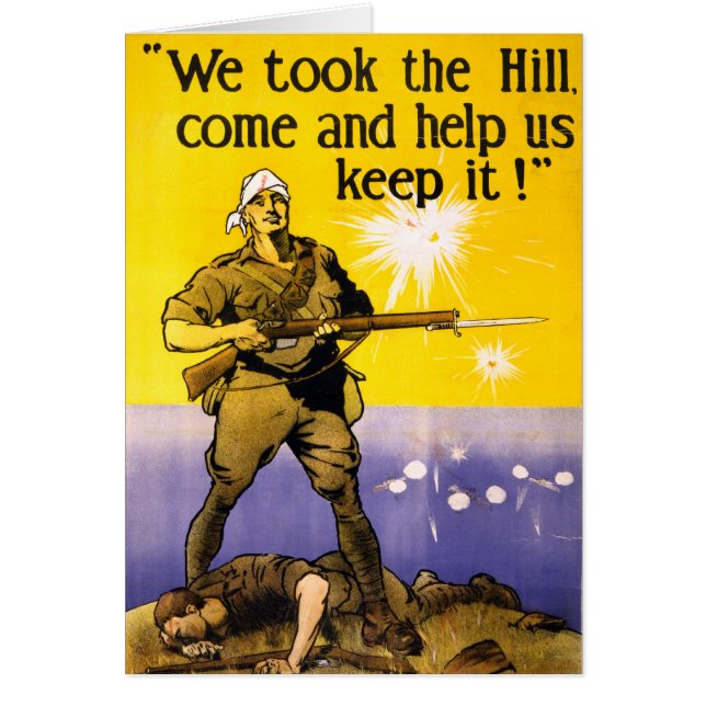 Cartão Pegamos A Colina (Frente)