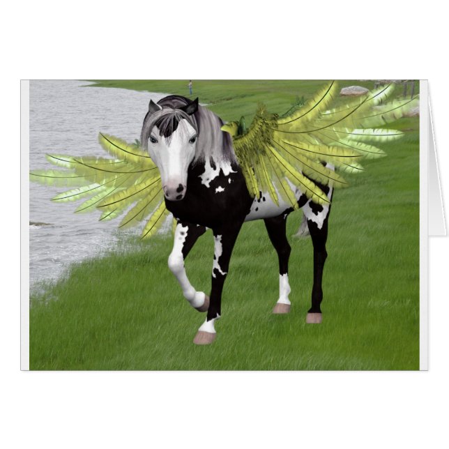 Cartão Pegasus Dreams (Frente Horizontal)