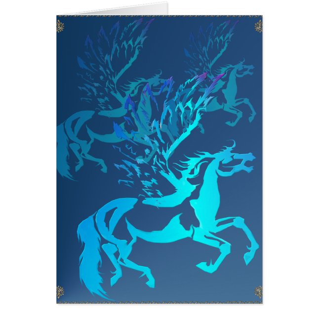 Cartão Pegasus simples 2 (Frente)