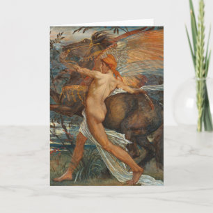 Cartão Pegasus   Walter Crane