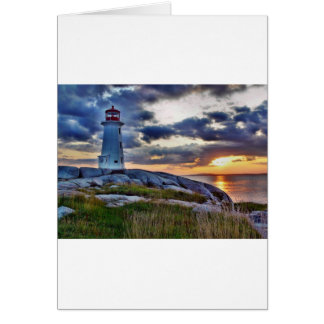 Cartão Peggies Cove Nova Escócia Canadá