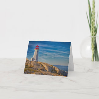 Cartão Peggy's Cove Lighthouse