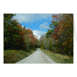 Cartão Pegue a estrada aberta