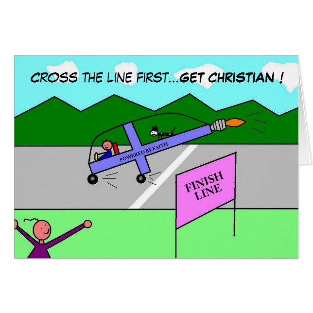 CARTÃO PEGUE CHRISTIAN! (Frente Horizontal)