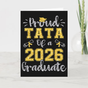 Cartão Peito Orgulhoso De Um Sênior Graduado Em 2026 2026