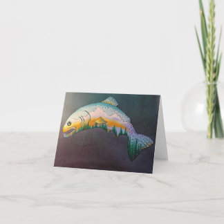 Cartão Peixe de montanha