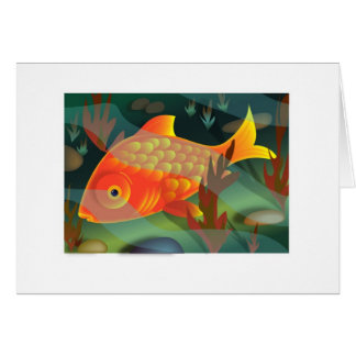 Cartão Peixe dourado