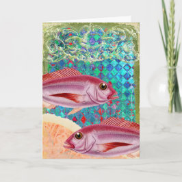 Cartão Peixe rosa, Dia de os pais