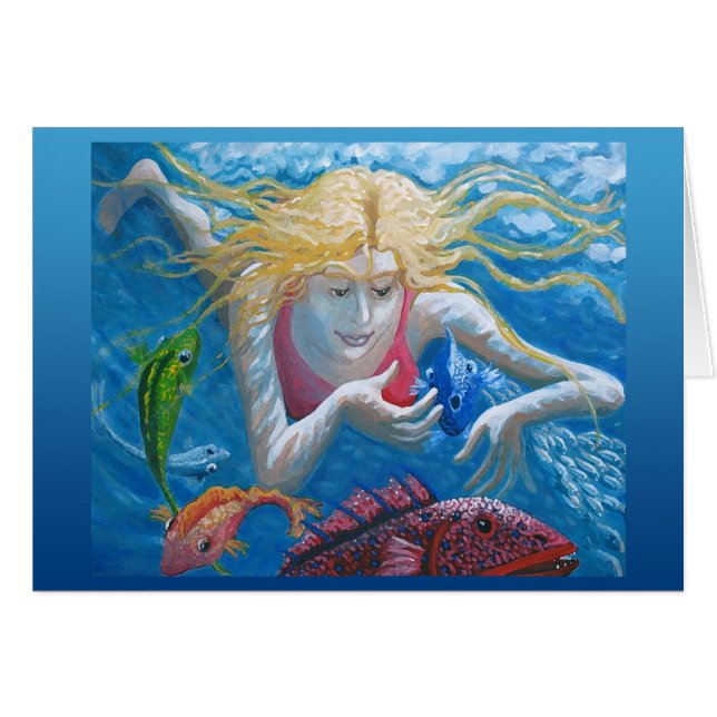 Cartão Peixe tropical (Frente Horizontal)