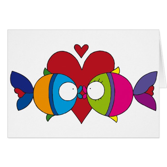 Cartão peixes (Frente Horizontal)