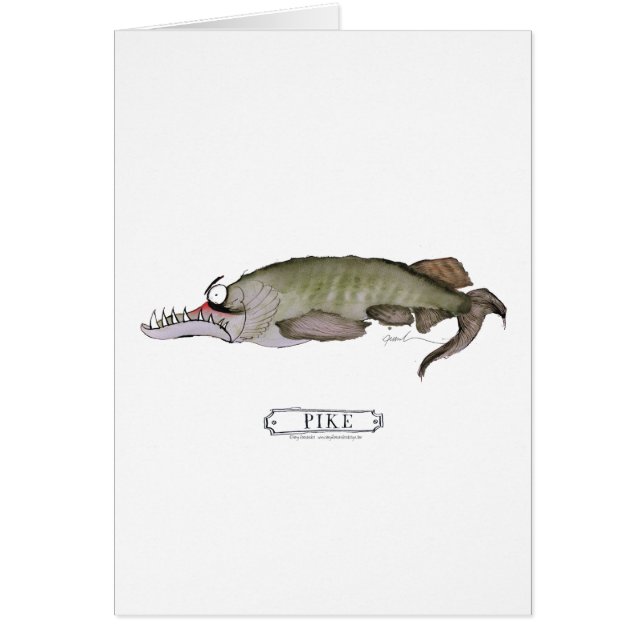 Cartão Peixes de Pike, fernandes tony (Frente)