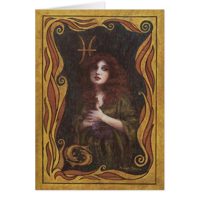 Cartão Peixes Decorativo (Frente)