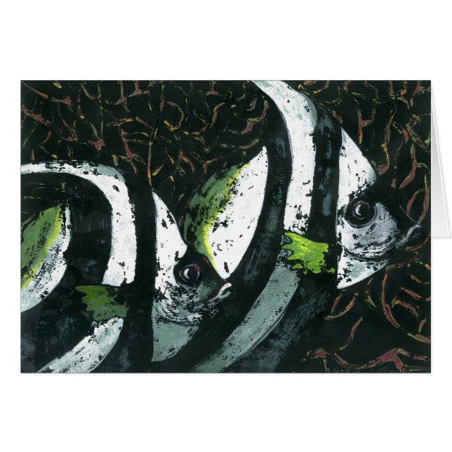 Cartão Peixes do anjo (Frente Horizontal)