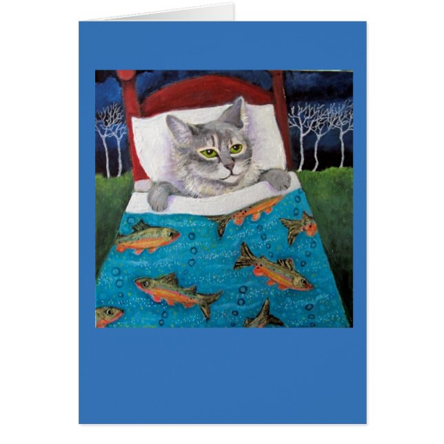 Cartão Peixes do gato (Frente)