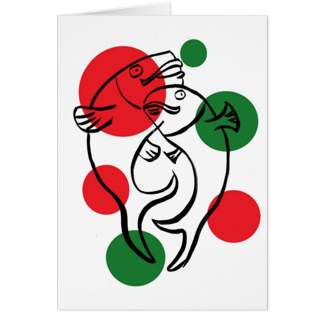 Cartão peixes do partido (Frente)