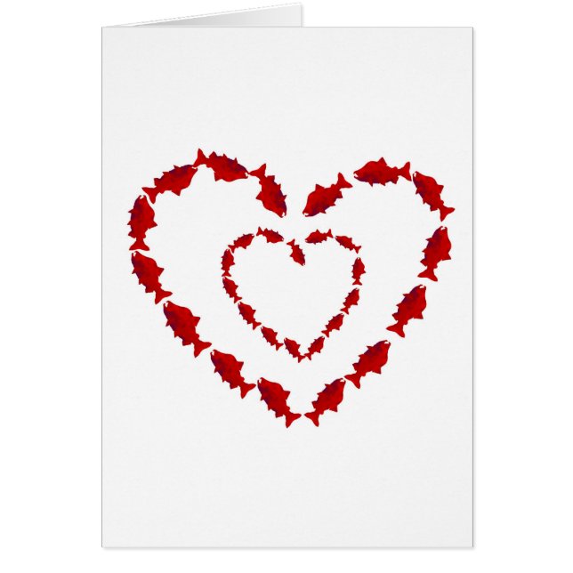 CARTÃO PEIXES DOS SALMÕES DO CORAÇÃO (Frente)