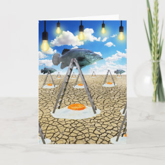 Cartão Peixes e Ovos Fresados