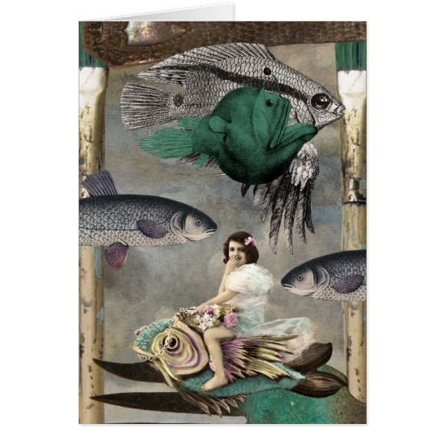 Cartão Peixes em qualquer lugar (Frente)