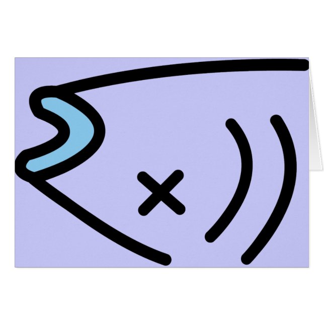 Cartão peixes frios (Frente Horizontal)