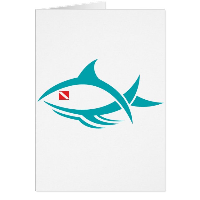 Cartão Peixes tribais (Frente)