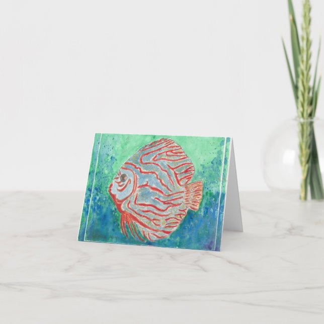 Cartão Peixes Tropicais (Frente)