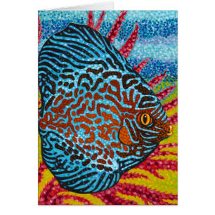Cartão Peixes Tropicais II Brilhantes
