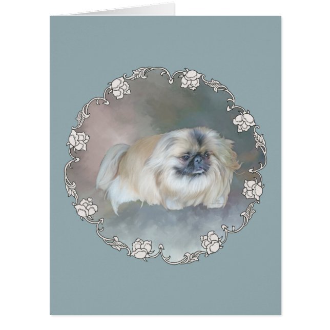 Cartão Pekingese (Frente)