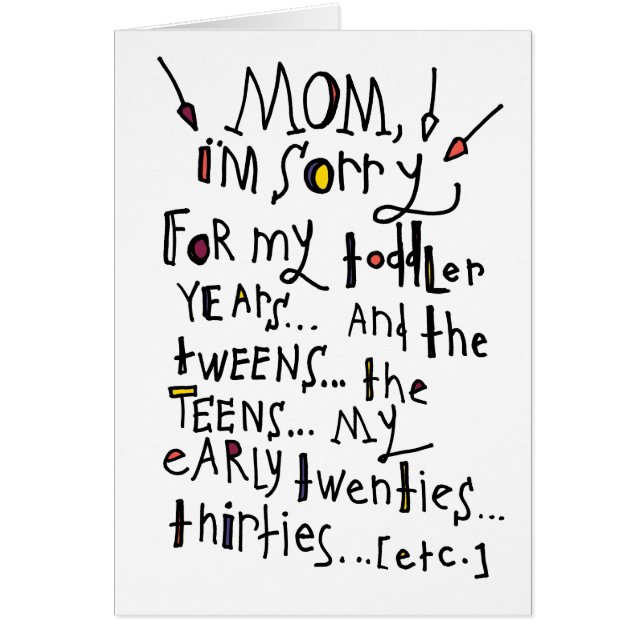 Cartão Pela mãe (Frente)