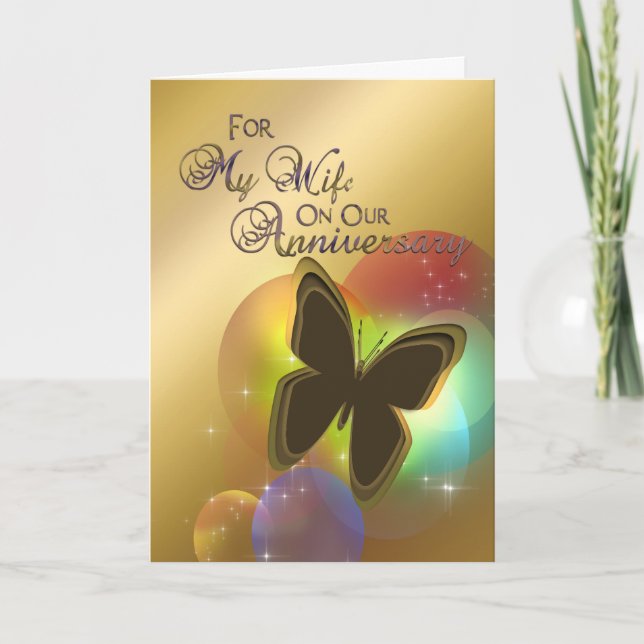 Cartão Pela minha esposa (aniversário) (Frente)