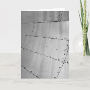 Cartão Pele de Aeronaves De Alumínio Atingidas