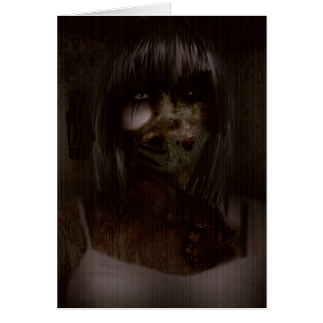 Cartão Pele de queda profunda (Frente)